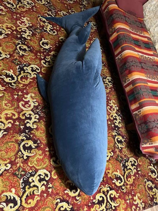 Мягкая игрушка-подушка акула 2м  IKEA