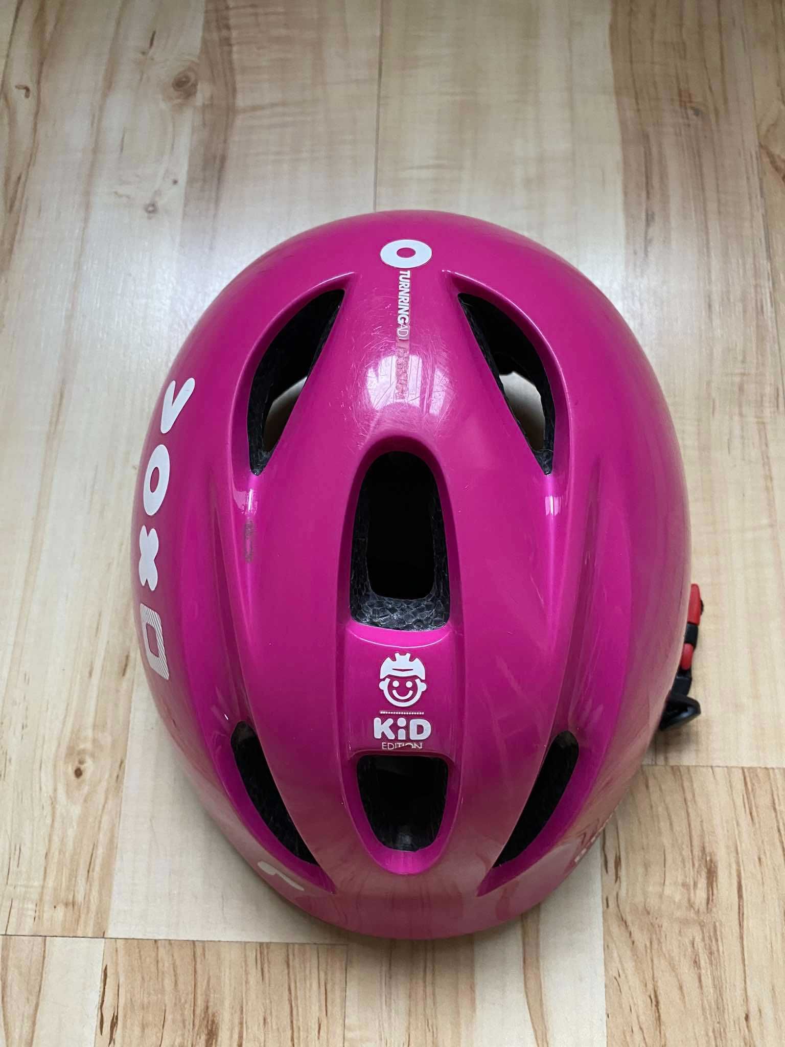 Kask dziecięcy/kobiecy różowy B-twin KH 300