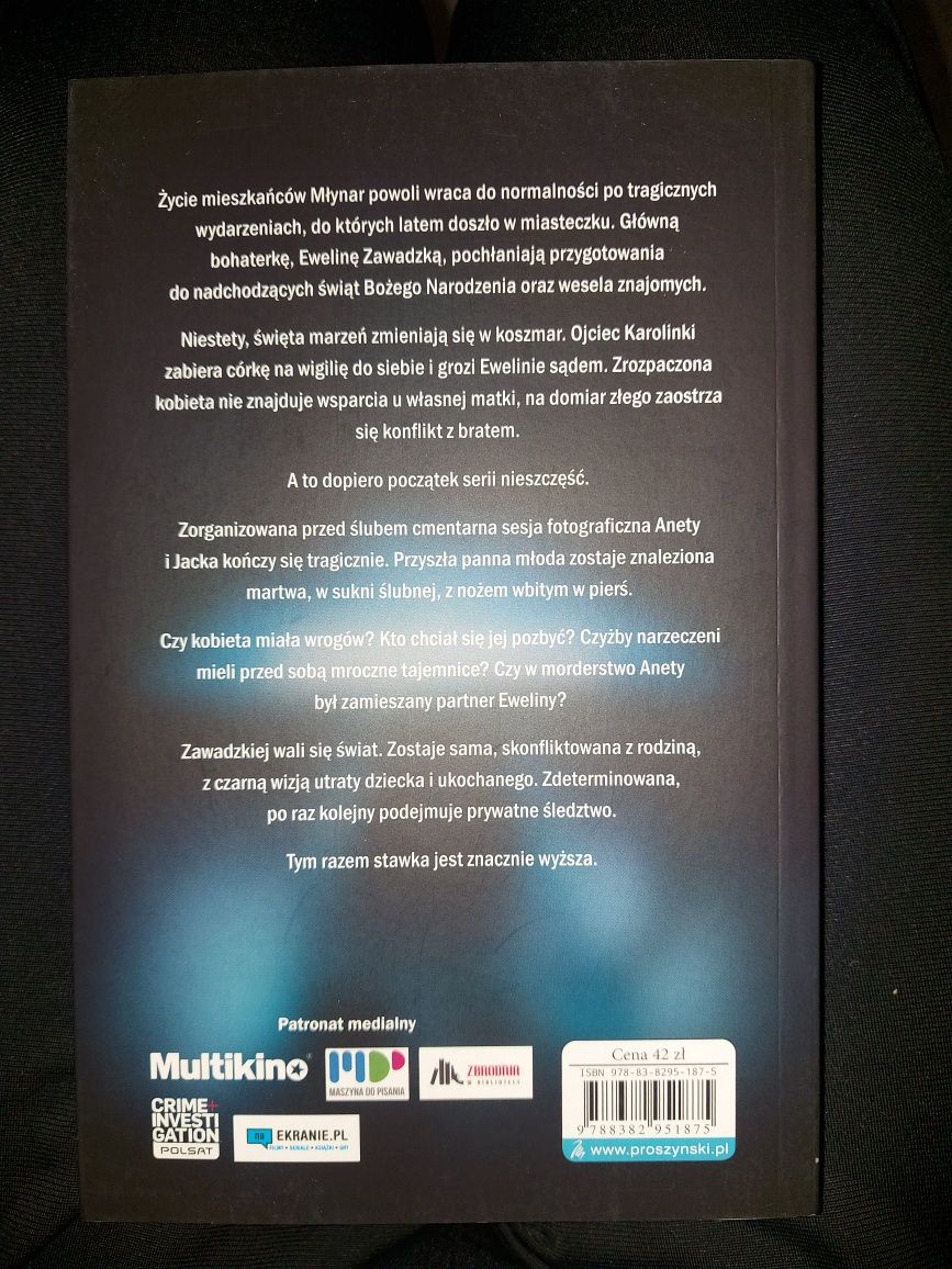 Książka Zamieć Zuzanna Gajewska kryminał sensacja thriller