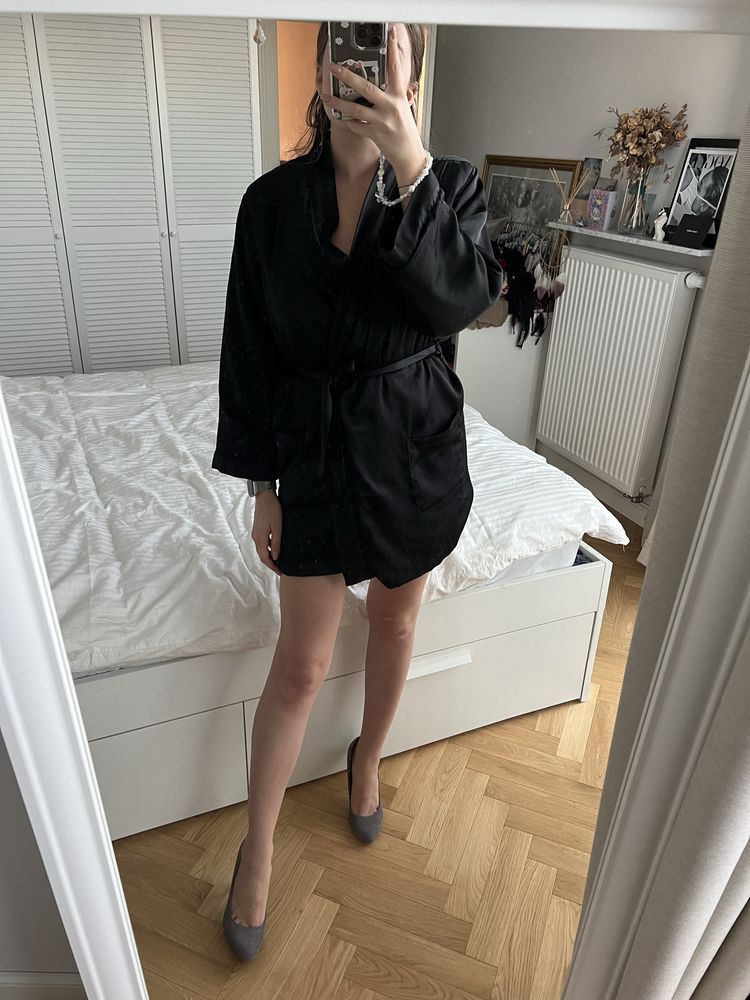 Szare szpilki obcasy 39 zamszowe Zara buty na obcasie eleganckie