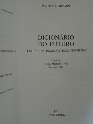 Dicionário do Futuro de Norbert Borrman