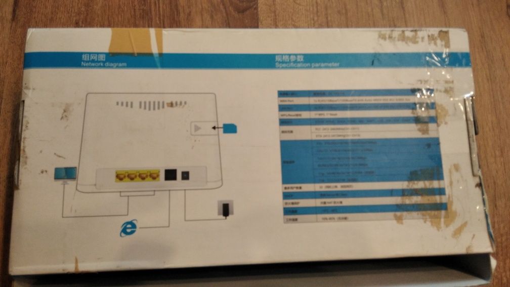 Router wi-fi 4G LTE Sailsky karta-sim.