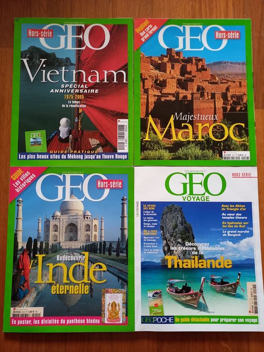 25 Revistas Geo números especiais e Geo Voyage