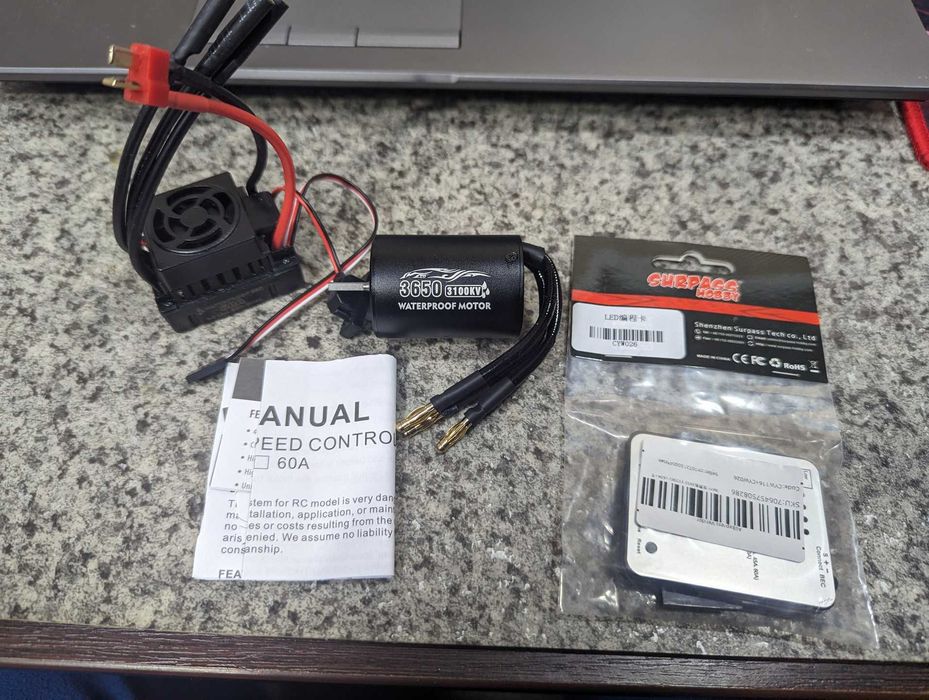 RC БК система мотор ESC 3650 Brushless 1/10 hsp himoto hpi vrx traxxas