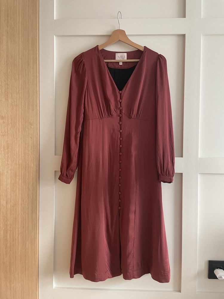 Sukienka Nalu bodywear Marsala XS