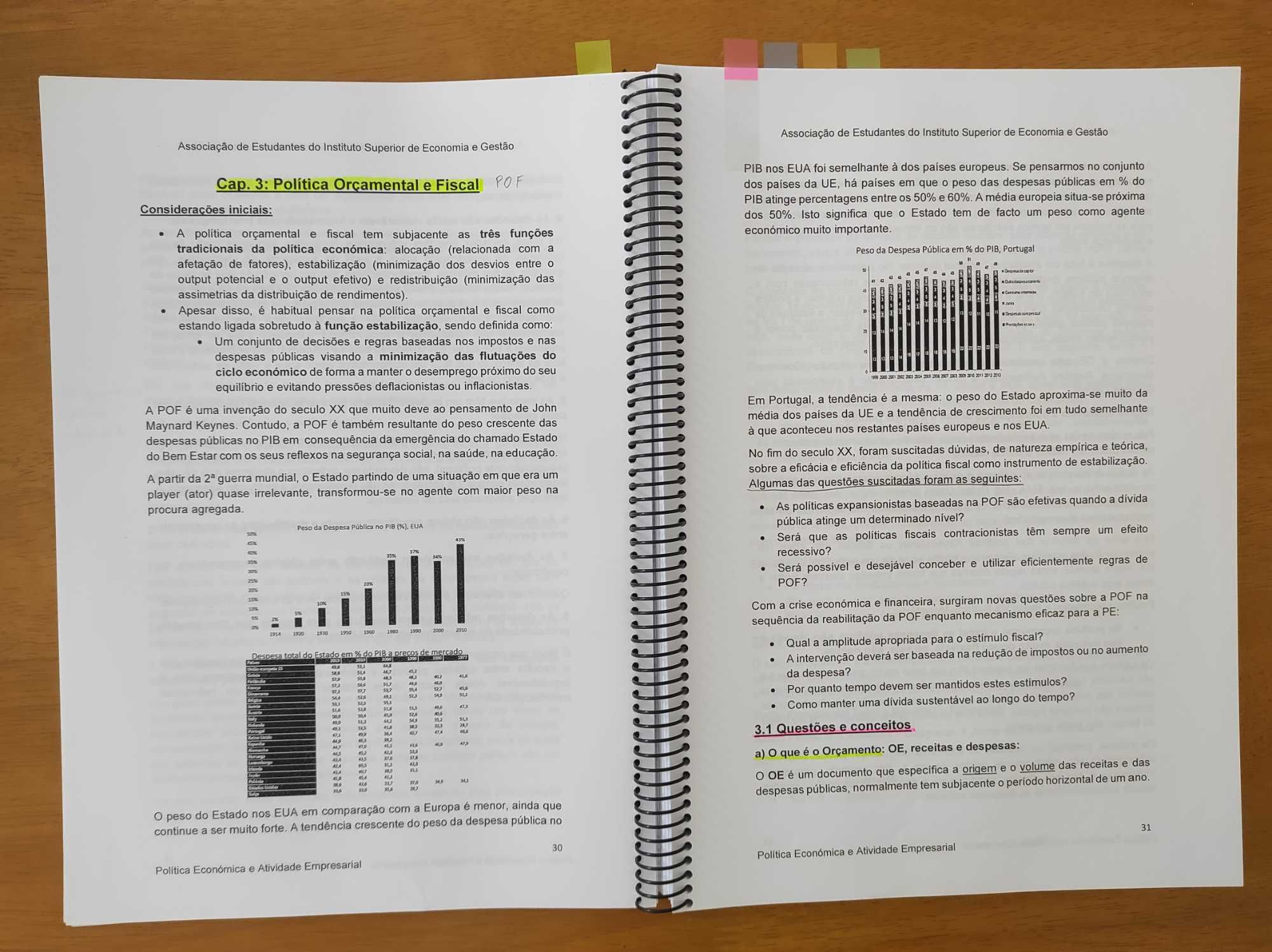 Guia Exame Estatística II e Política Económica e Atividade Empresarial