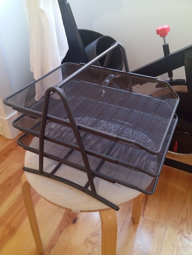 Arquivador IKEA Metálico Preto Basso