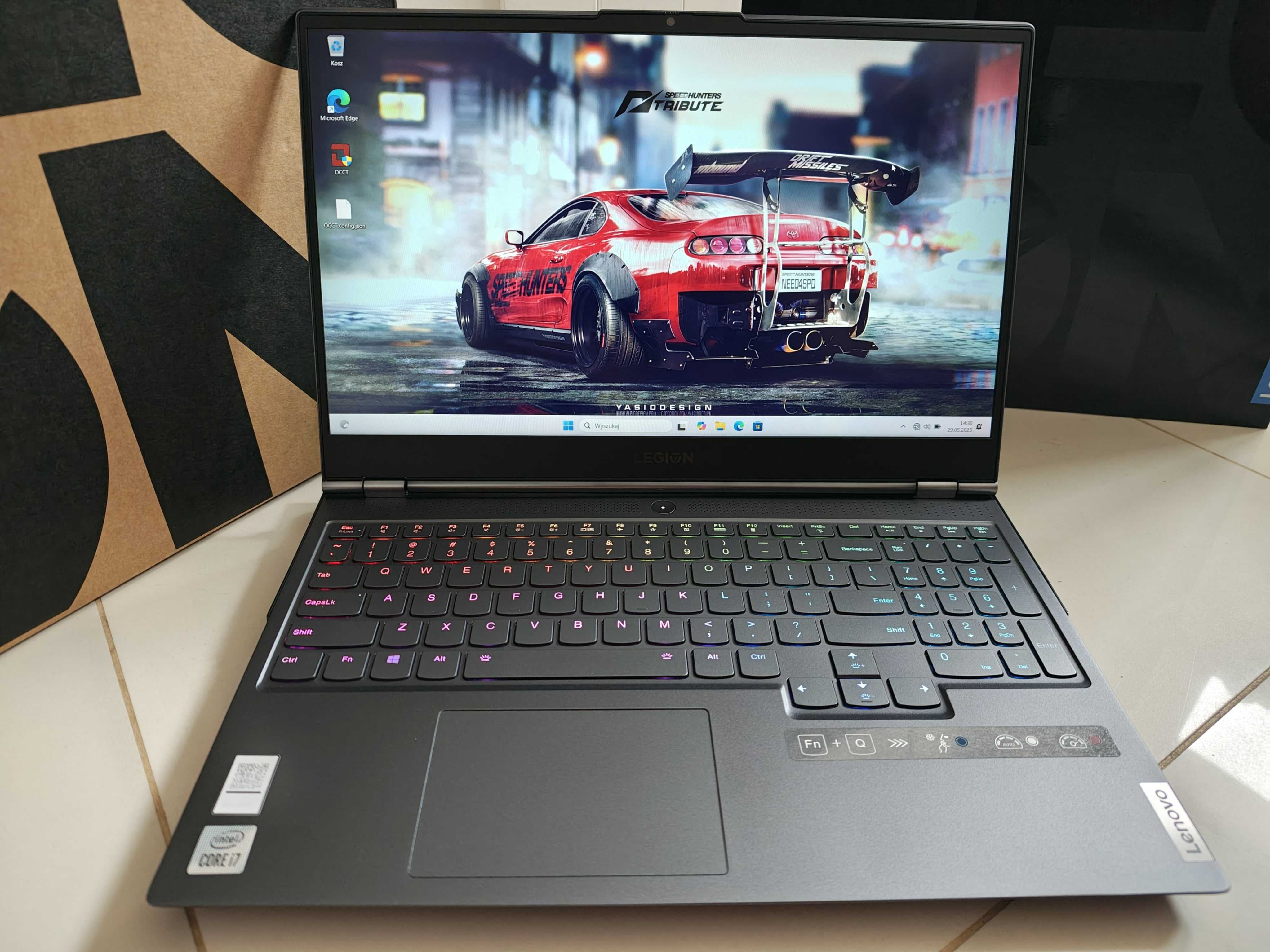 GAMINGOWY Laptop LENOVO 15.6"240Hz i7 12x5.00Ghz,20GBDDR4,RTX2070-8GB