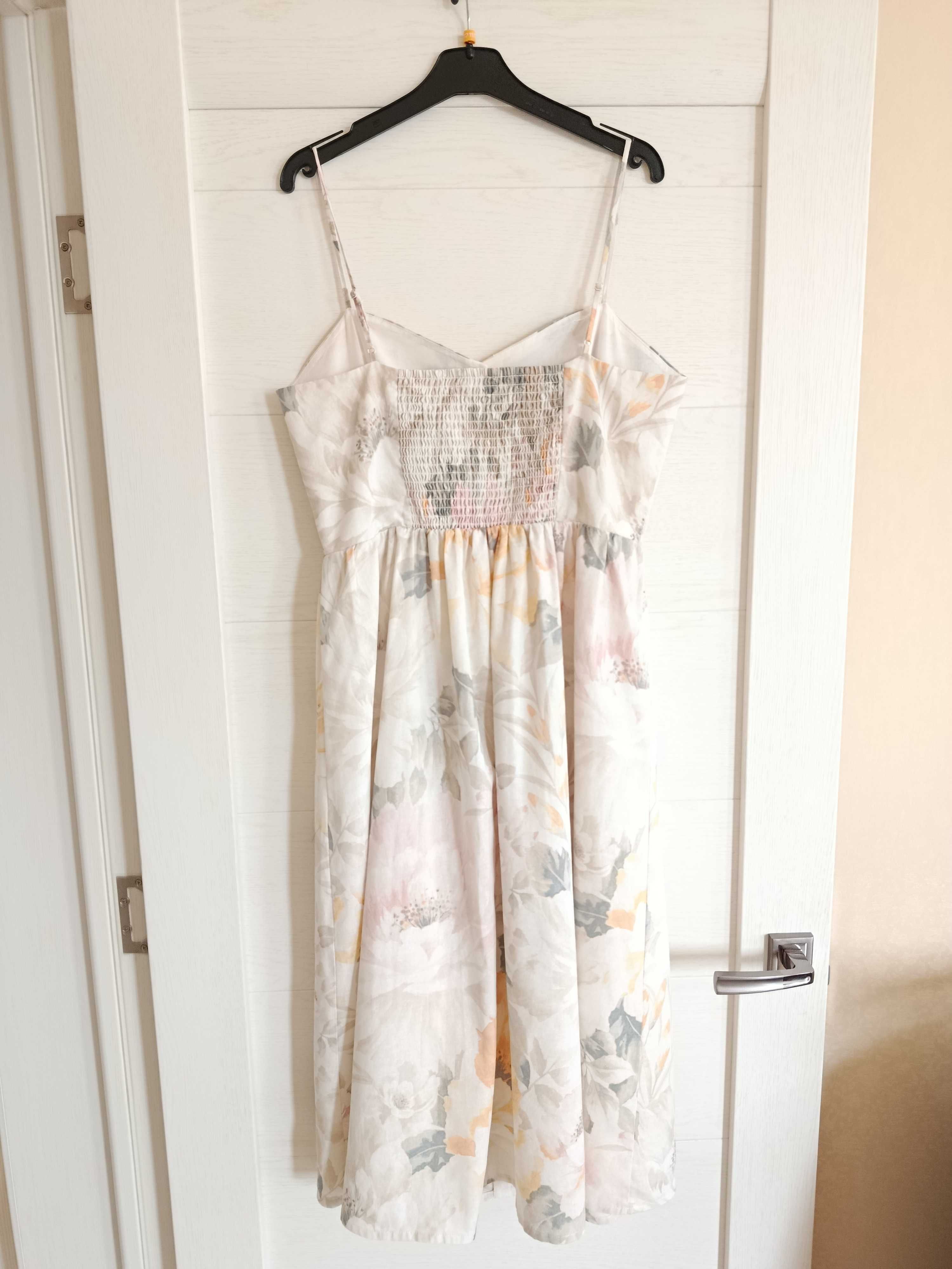 Лляна сукня сарафан h&m