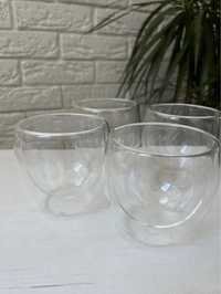 Набір склянок, чашок з подвійними стінками  250 мл 6 шт