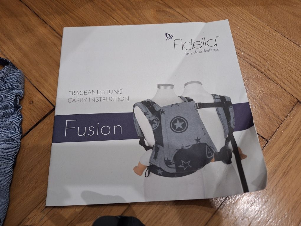 Nosidło Fidella fusion toddler 2.0 outer space blue - klamrowe regulow