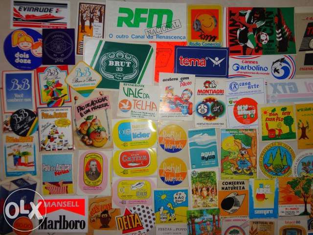 Colecção Autocolantes anos 70 /80