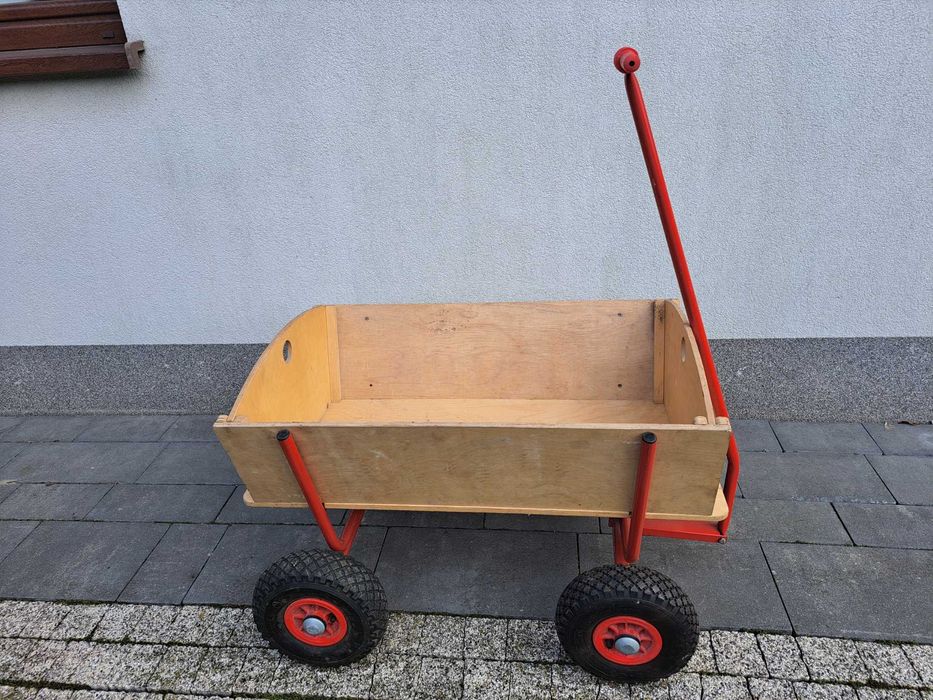 Wózek transportowy pompowane koła dla dzieci