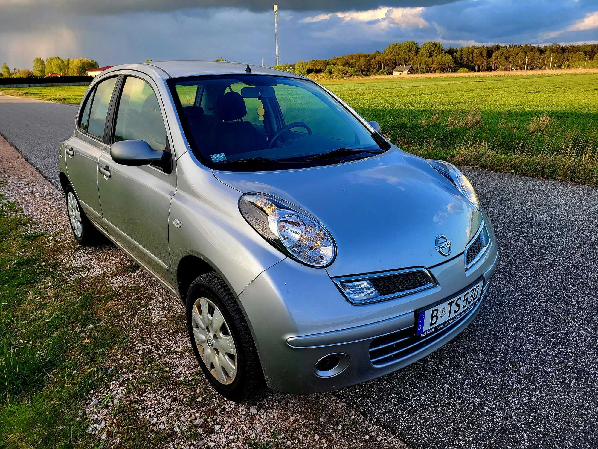 NISSAN MICRA K12 1.2 2009 klima 5drzwi tempomat nowe opony SUPER STAN