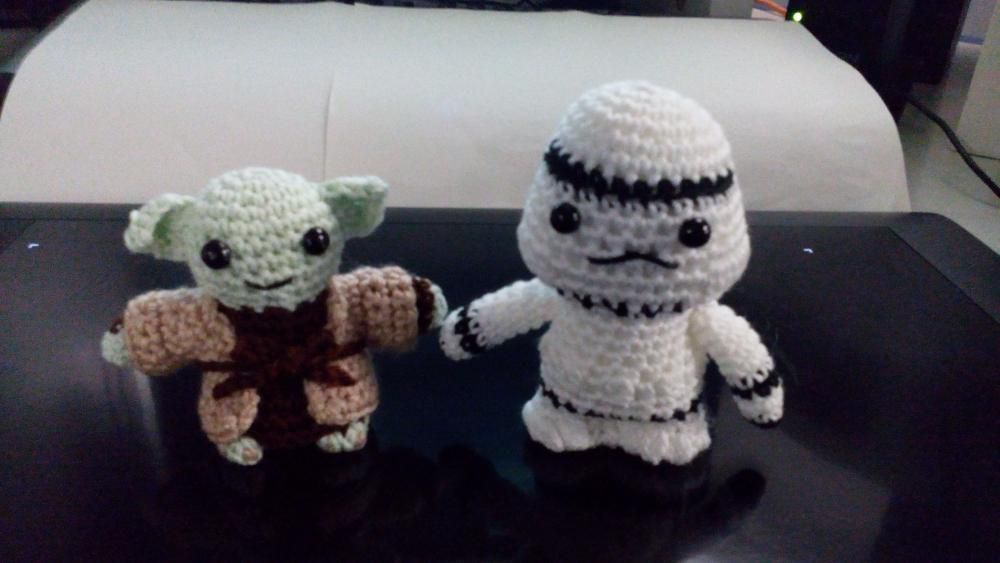 Darth Vader e outros Amigurumi Star Wars (Bonecos em Crochet)