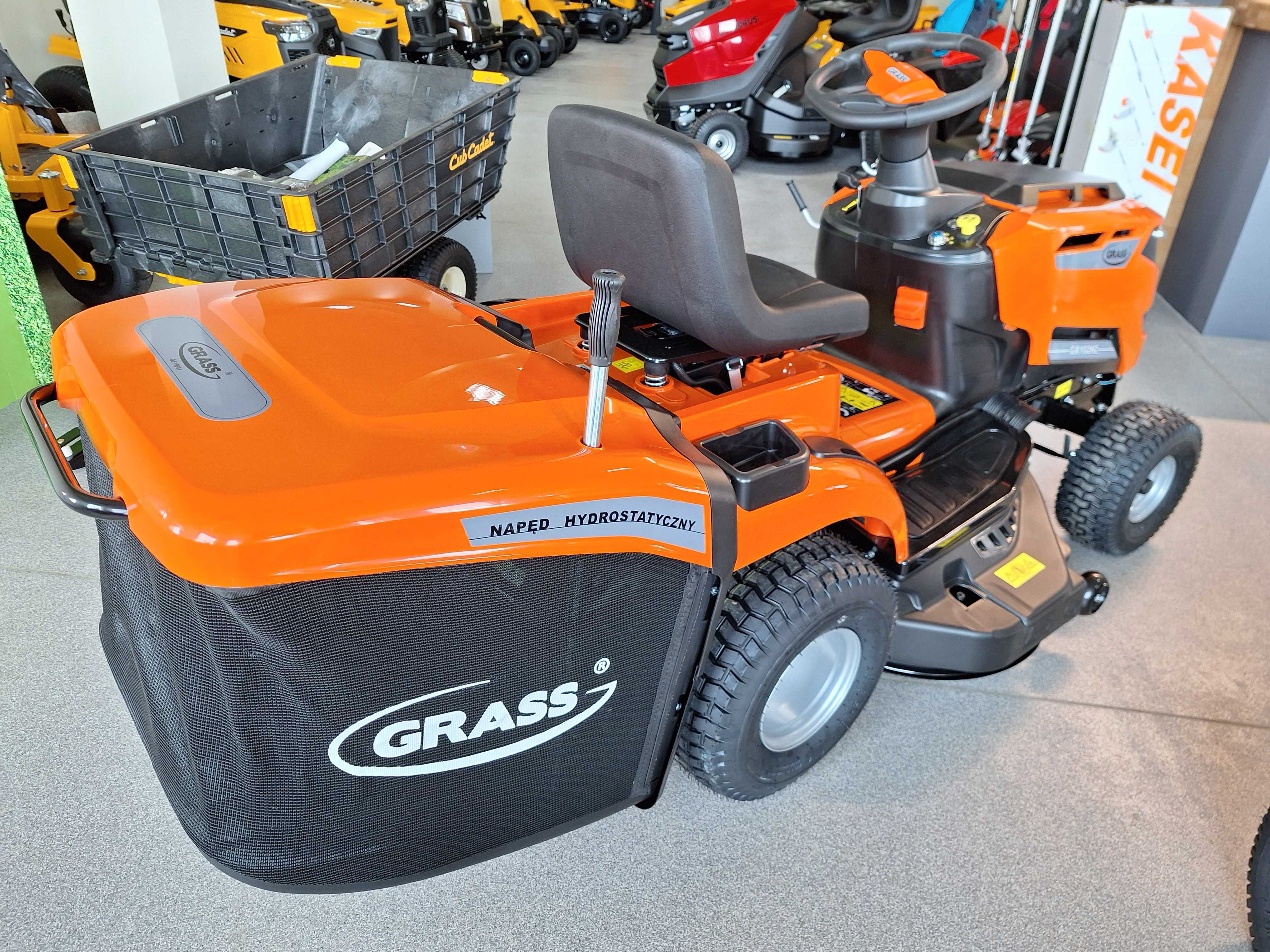 NOWY MOCNY Traktorek Kosiarka GRASS GR102H Kosz 245l Hydrostat 452cc