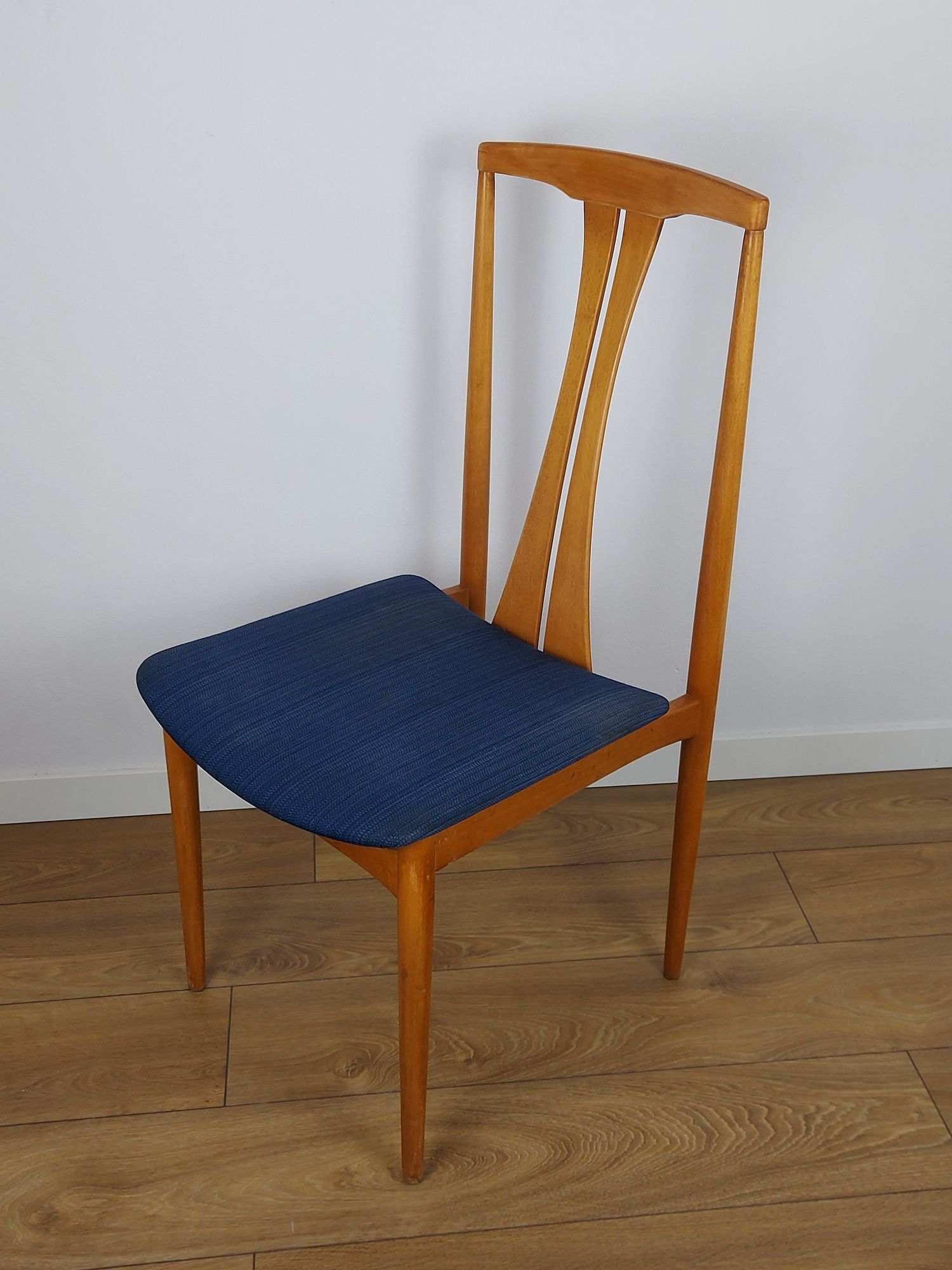Krzeslo Lubke Vintage Lata 60 Dania Design Niemcy Retro Komplet