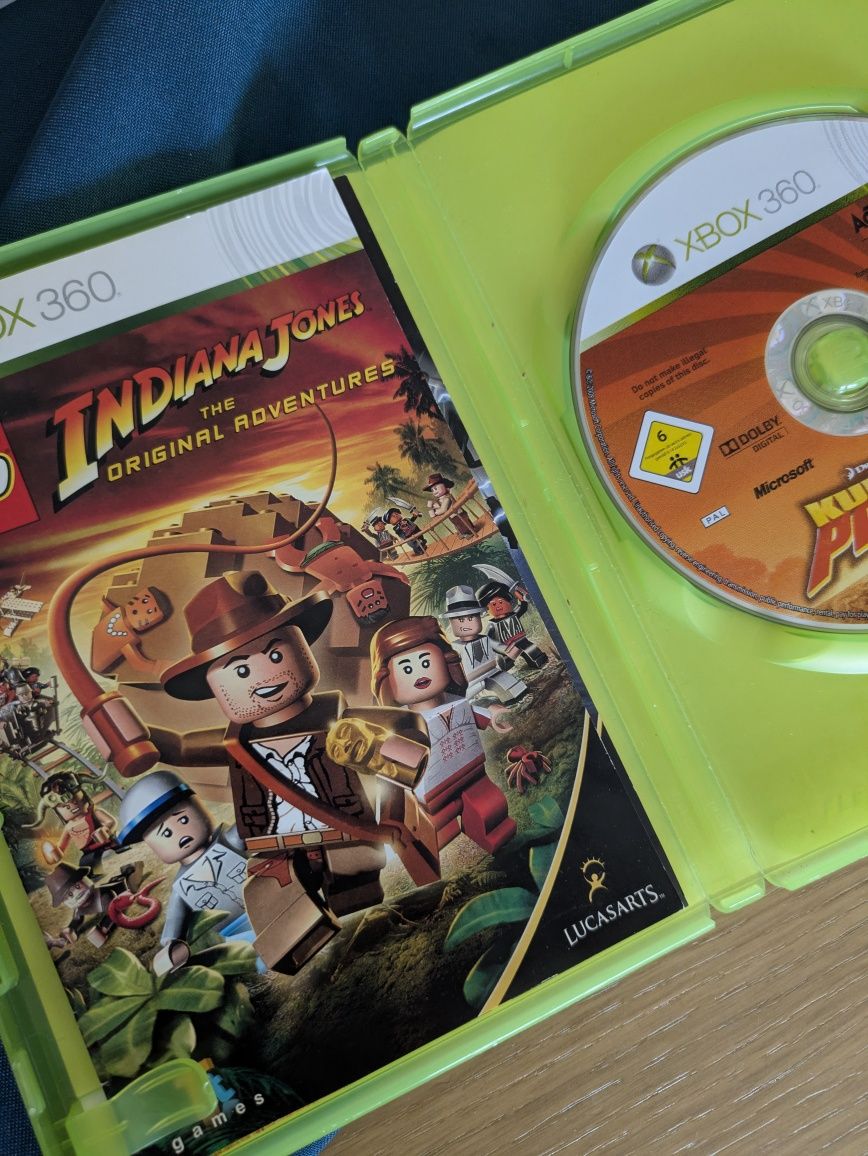 Indiana Jones i Kung Fu Panda na Xbox 360