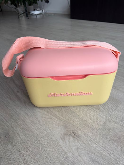 Caixa térmica portátil Marshmallow para praia