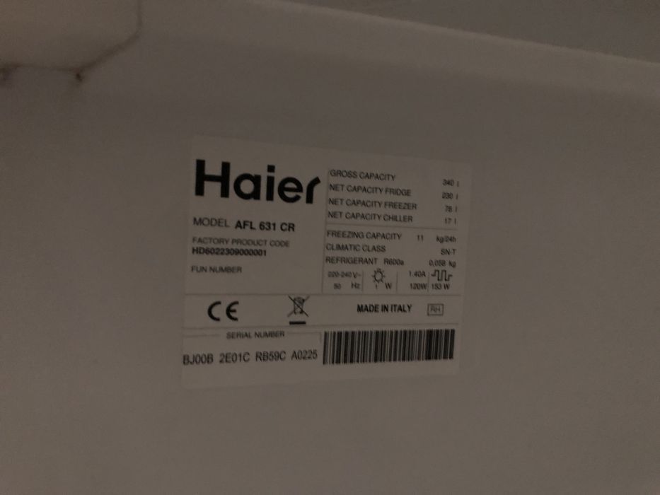 Холодильник Haier б/в м. Суми,склад-магазин.