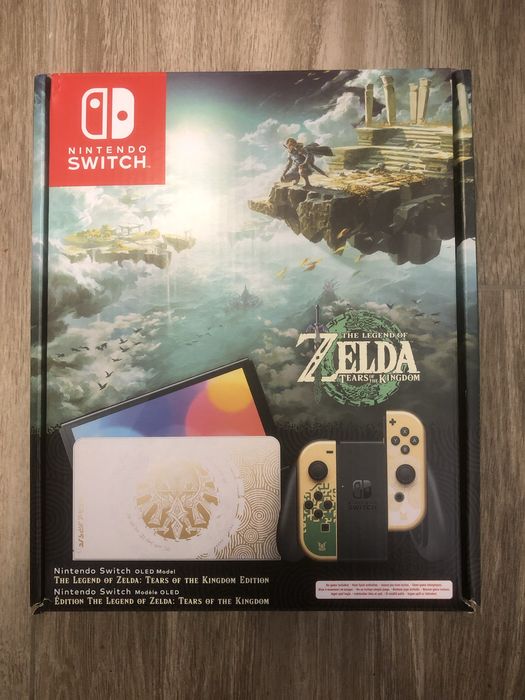 Nintendo Switch OLED Zelda | Apenas a Caixa, não inclui a Consola