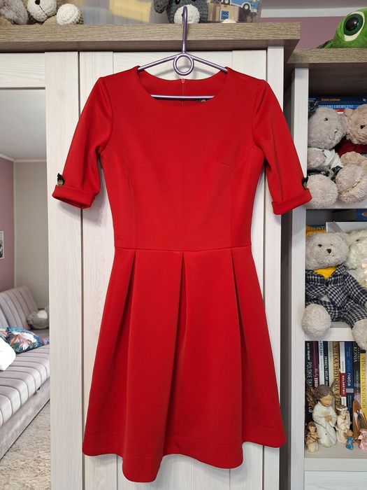 Czerwona sukienka forti
