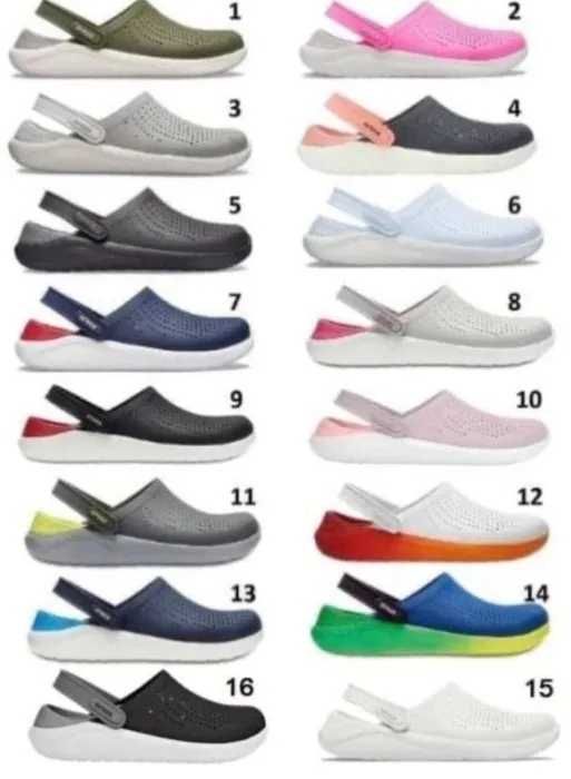 Кроксы сабо глог LiteRide детские и взрослые ТОП 2021 crocs