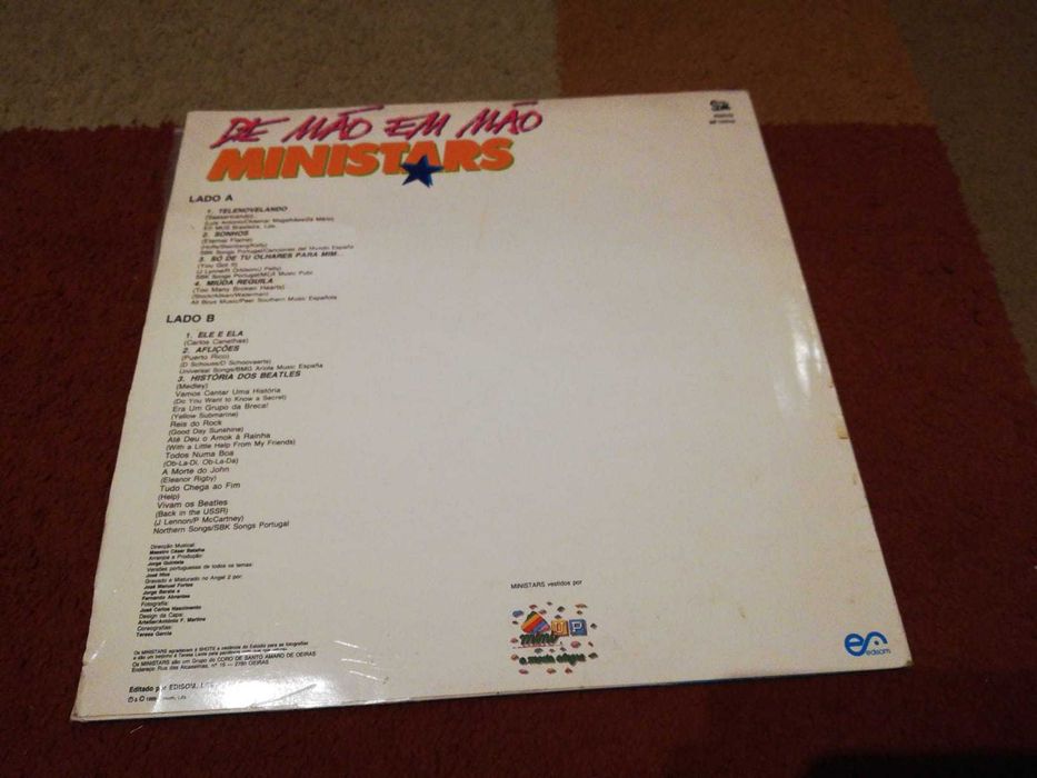 Disco de Vinil - MINISTARS - De Mão em Mão 1989