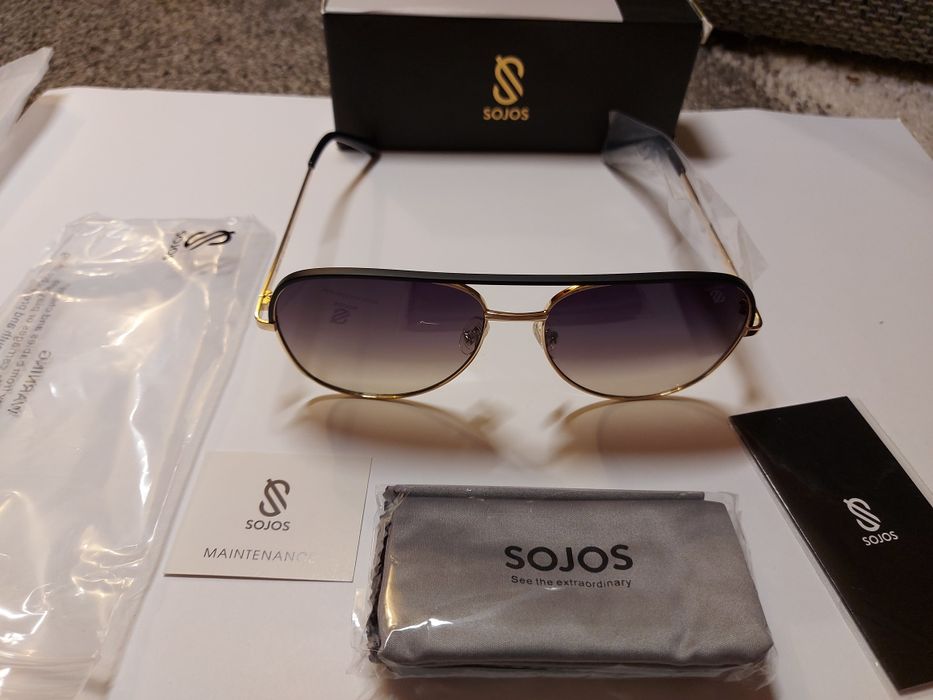 NOWE Okulary Przeciwsłoneczne Z Polaryzacją Vintage Sojos