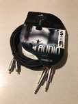 Kabel, przewód 5m, 2x duży Jack mono 6.3 (TS) 2x RCA Chinch
