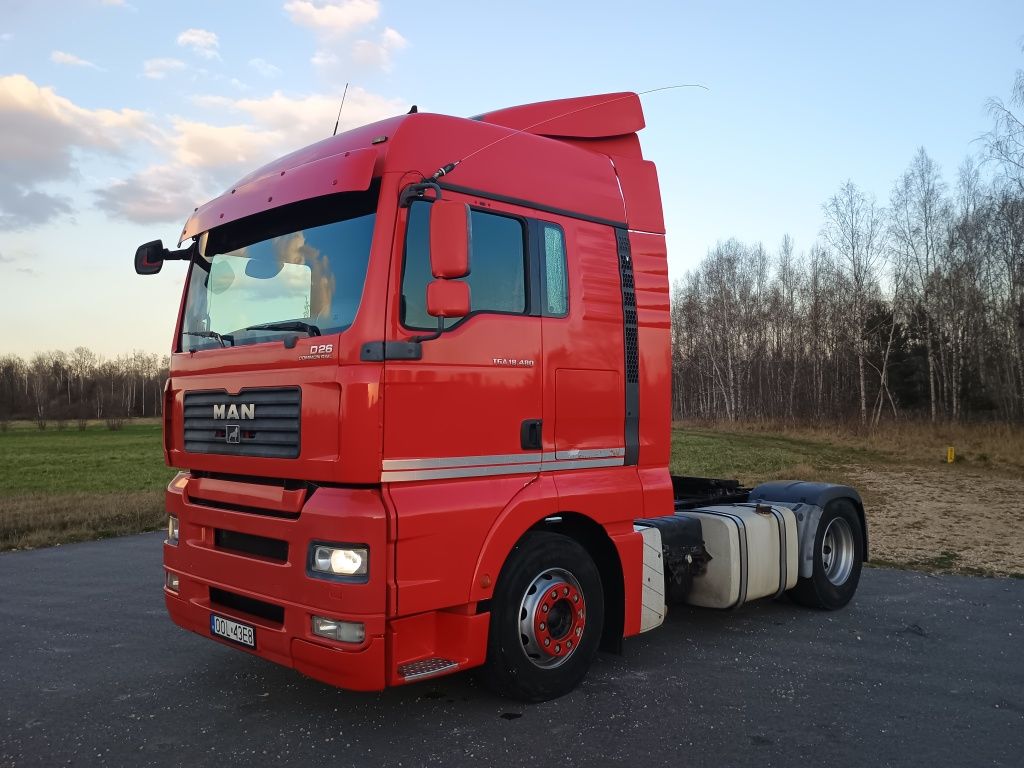 Man TGA D26 480km euro 4 klima Webasto Xenon lodówka