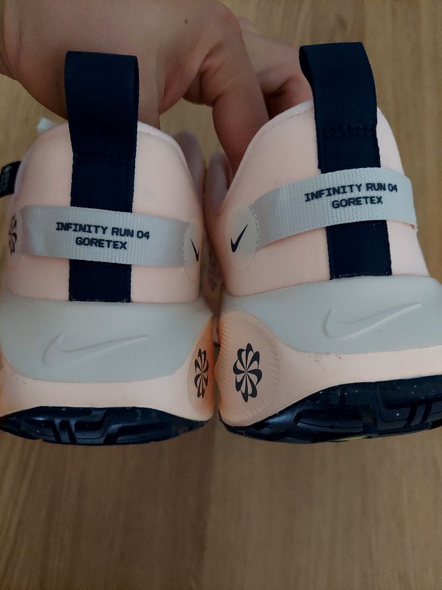 Nike React Infinity Run 4 Gore Tex Peach  43, 27.5.