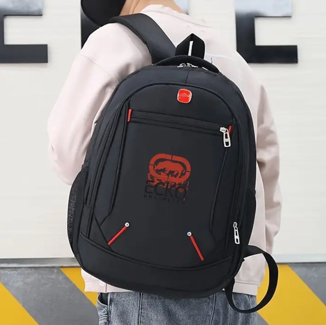 Mochila Preta/vermelho