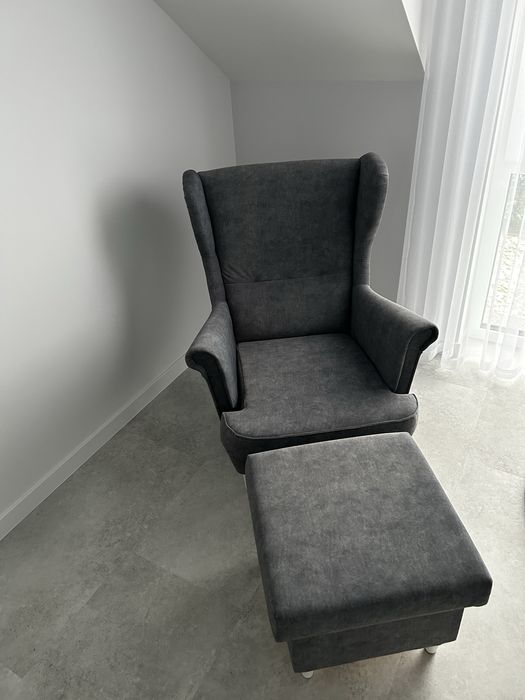 Fotel uszak + otwierana pufa