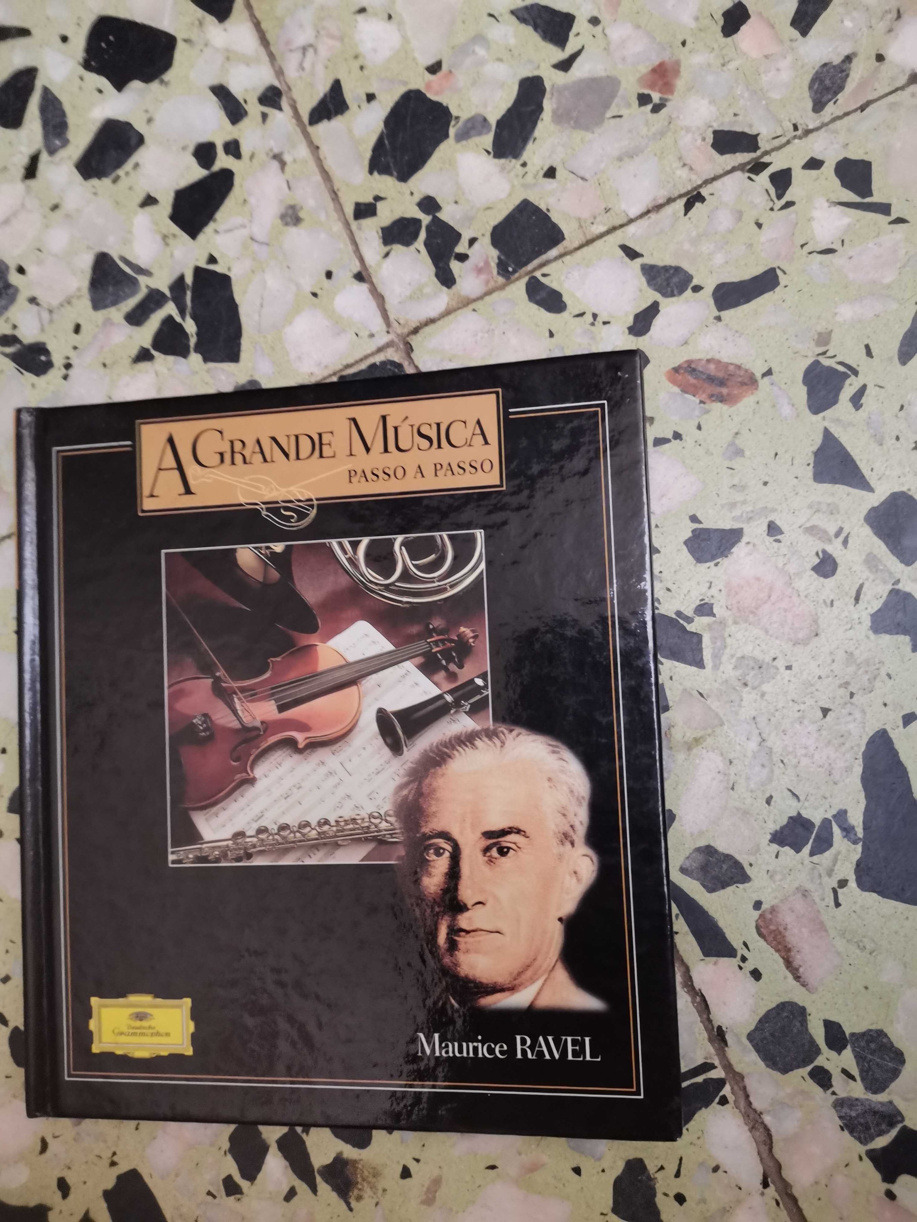 Coleção de CDs e livros música clássica.