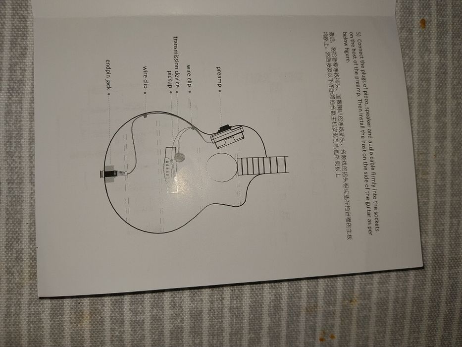 Pre-amplificador de guitarra acústica