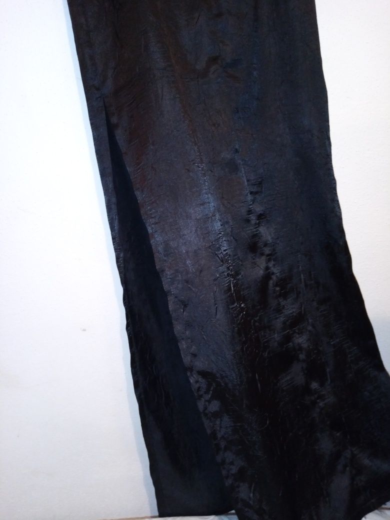 Sukienka czarna z rozcięciem roz. 36 impreza, sylwester, studniówka
