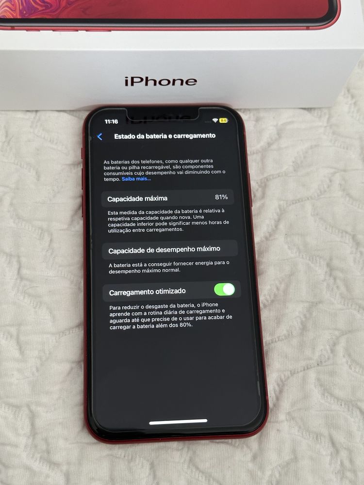 iPhone XR 64 vermelho