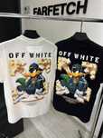 Nowe męskie koszulki Off White czarne s-xxl