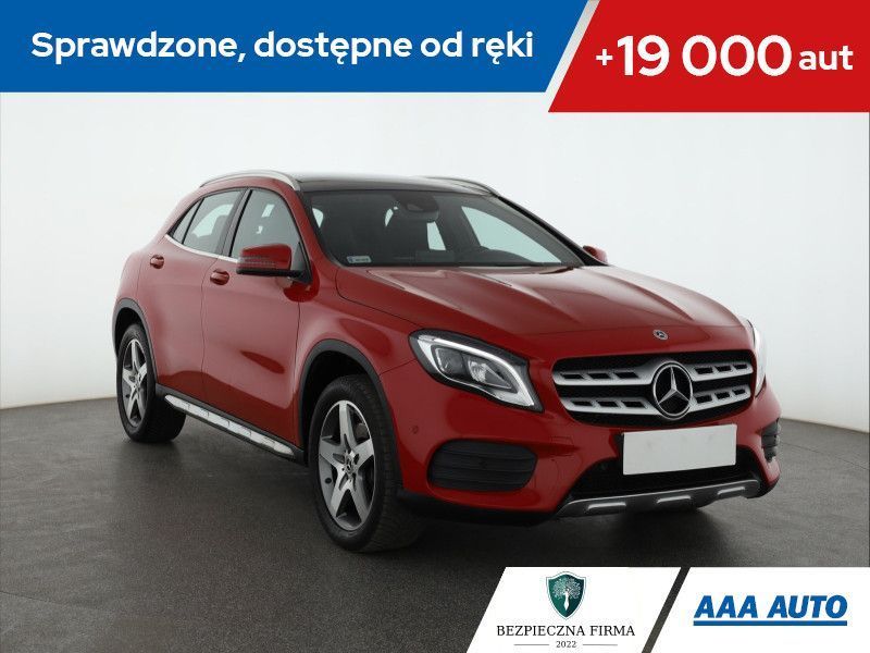Mercedes-Benz GLA GLA 220 4MATIC AMG Line , Salon Polska, Serwis ASO, Automat, Skóra,