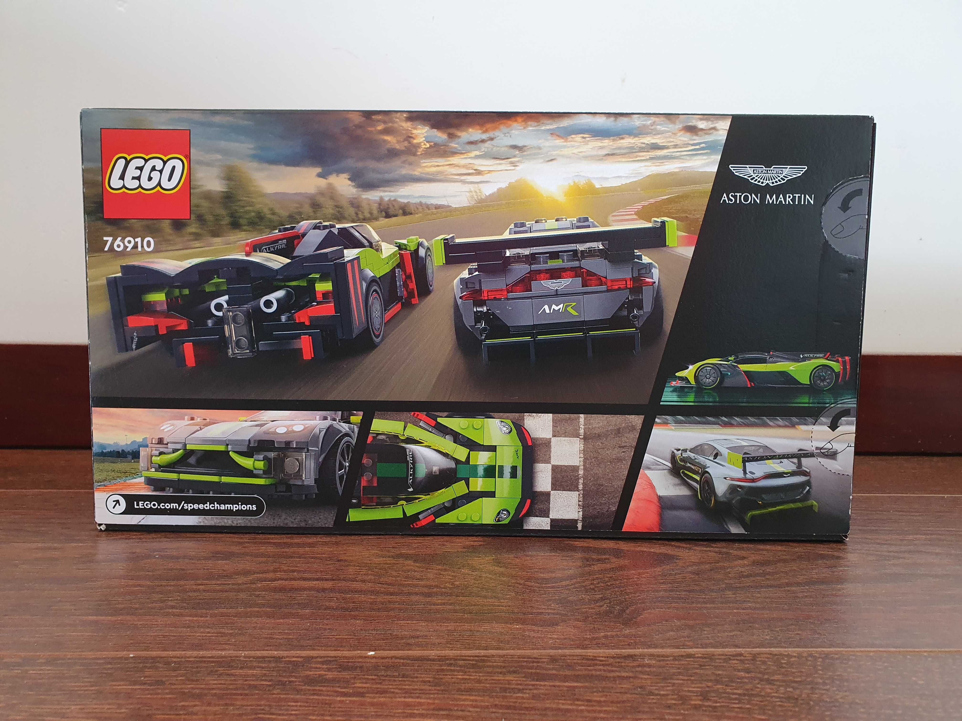 Lego Aston Martin Valkyrie AMR Pro and Aston Martin Vantage GT3