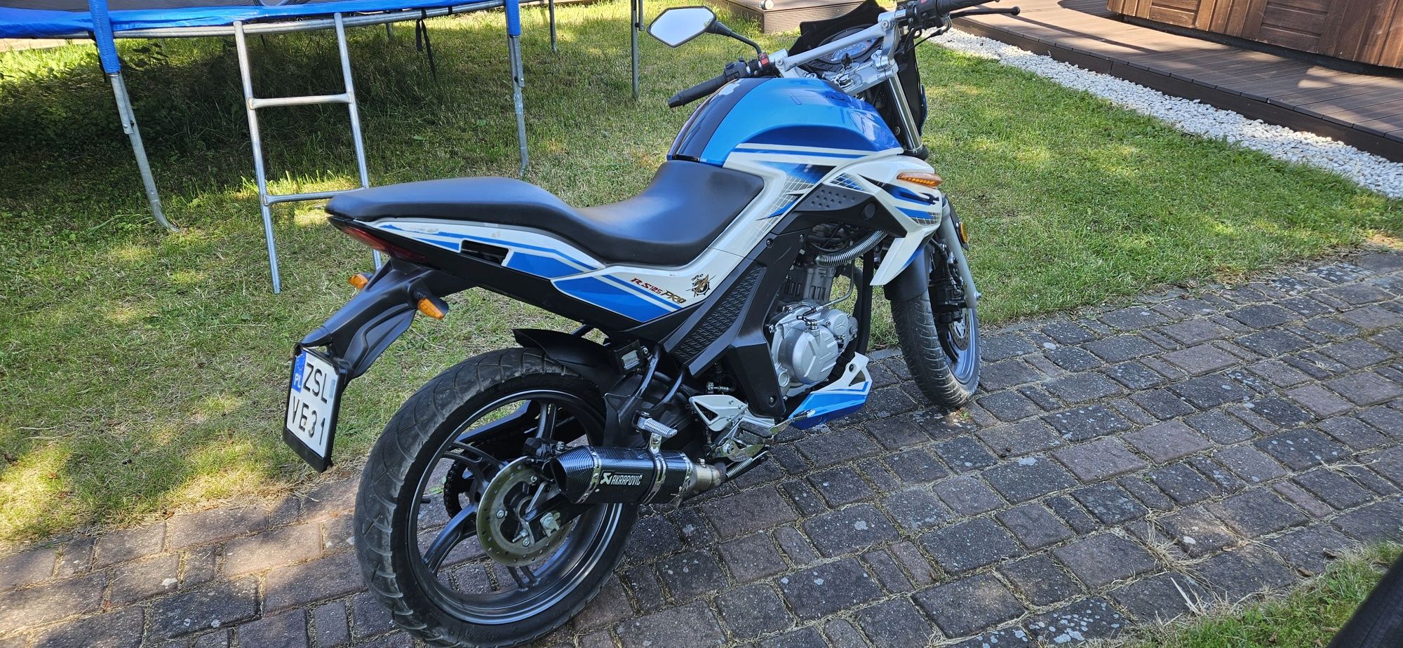 Junak RS 125 PRO 2016r wydech Akrapović