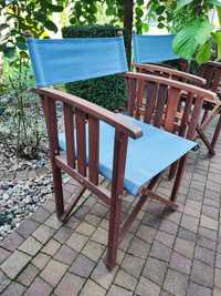 Jutlandia Hardwood krzesła ogrodowe TEAKOWE skandynawskie 4szt.