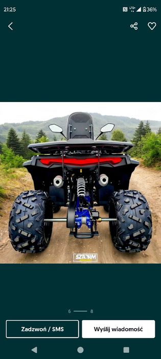 SZTORM Overland 125 idealny na komunię. Prezent. Quad dla dziecka
