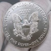 1 долар США.( Тип 1) Американський срібний орел. 2019. 1Oz. СЕРТИФІКАТ