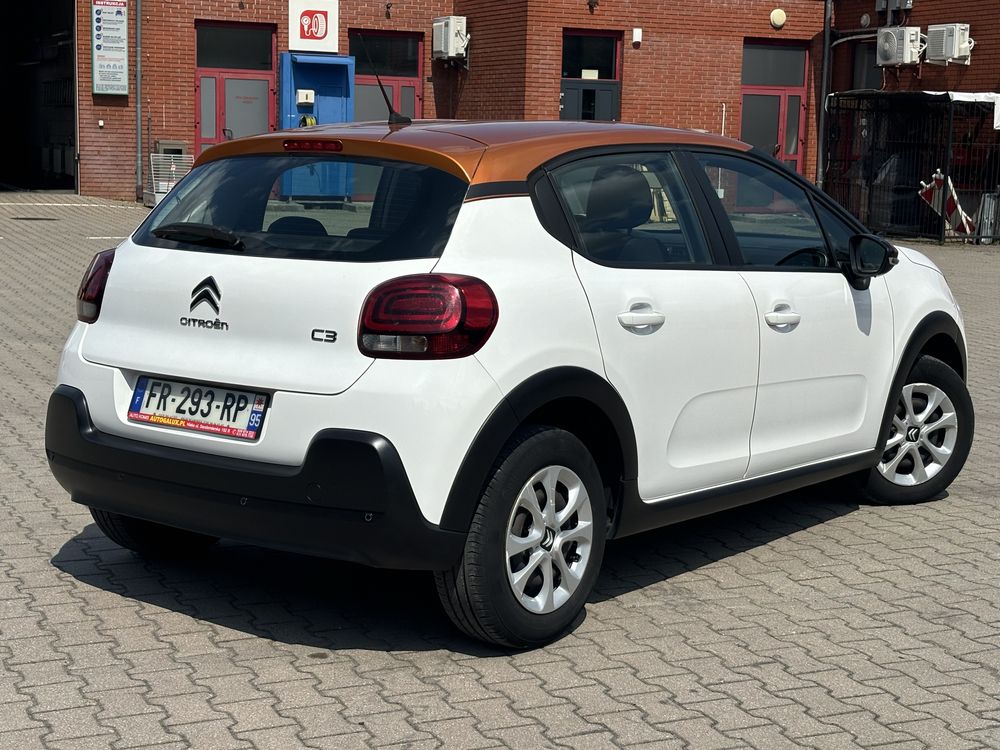 Citroen C3 * 1.2 benzyna * 2018 * Bezwypadkowy * Klima * 87tys.km *