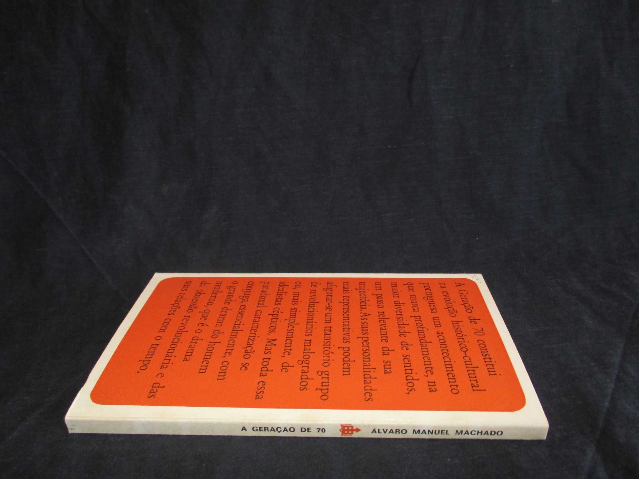 Livro A Geração de 70 revolução cultural e literária