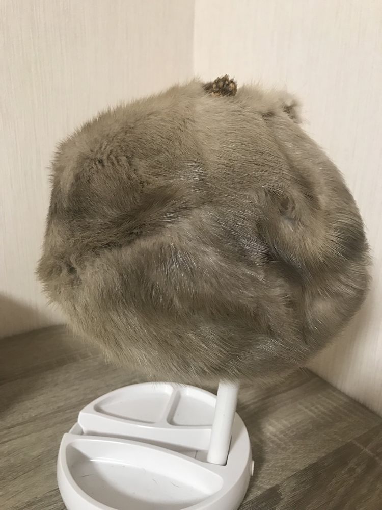 Незвичайна шапка хутро натуральна норка