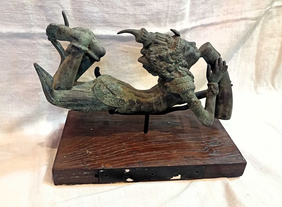 Entidade Mitológica Bronze Séc XVII XVIII