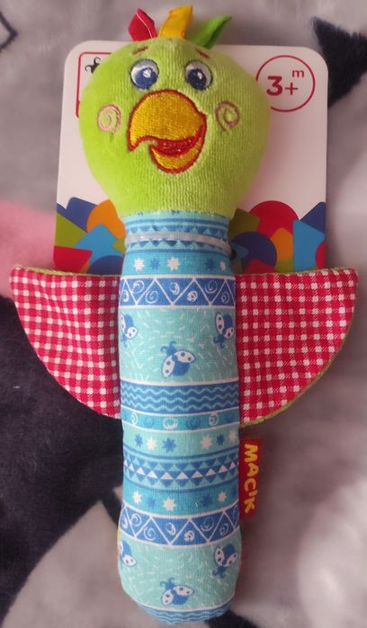 Іграшка м'яко-набивна, брязкальце